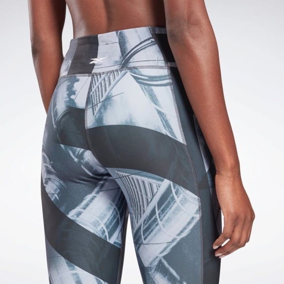 Reebok Lux Bold Printed Leggings - Picture 6 of 9